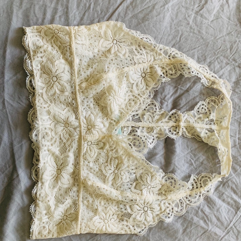Ivory Lace Bralette